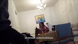 Dude cums在貓熱情地他媽的女朋友